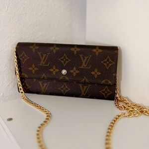 Louis Vuitton Monogram Wallet On Chain (7.5” length x 4” width)